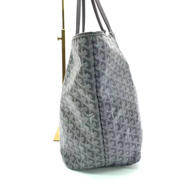 Sold Goyard Saint Louis Tote GM Large Grey Goyardine Canvas