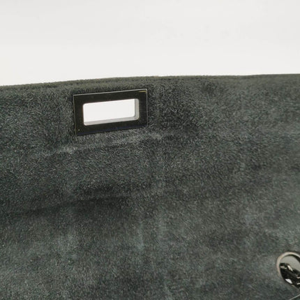 Sold Chanel 2.55 Flap Bag Vintage Chocolate Bar 1997 Medium Suede Green