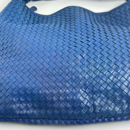 Bottega Veneta Veneta Hobo Navy Leather Bag Maxi 54cm