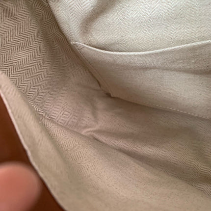 Loewe Puzzle Small Leather Woven Braided Tan Brown Crossbody Bag