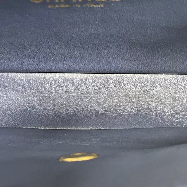 Chanel Paris Limited Small Navy Caviar Leather Gold Hardware 2015-16