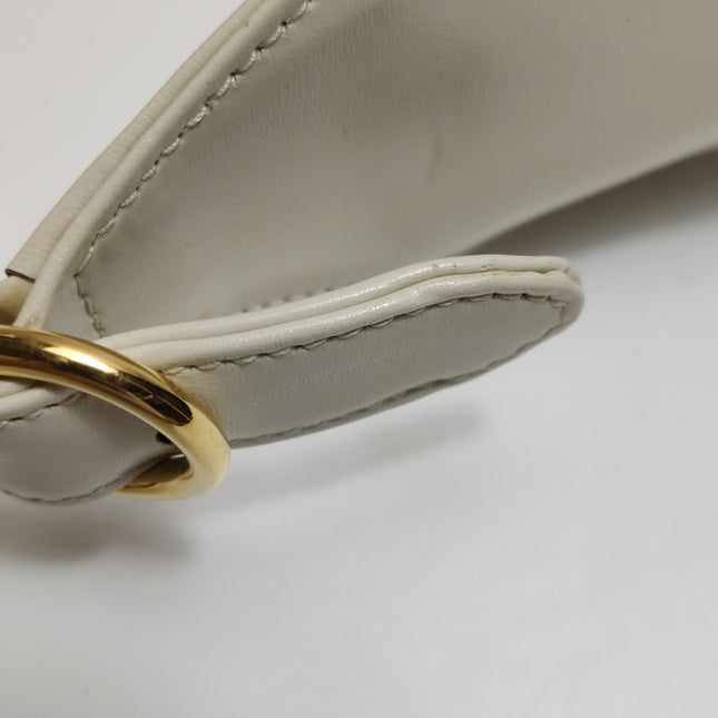 Gucci Jackie 1961 Small Leather Bag White with Strap