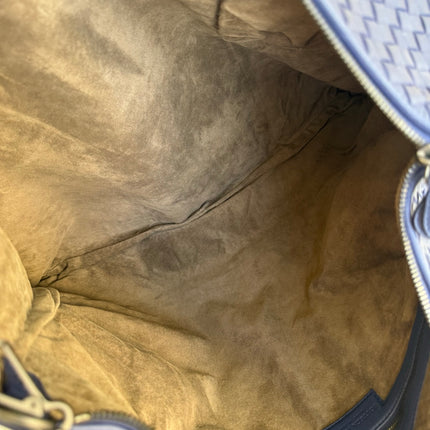 Bottega Veneta Maxi Convertible Tote Navy Leather 50cm