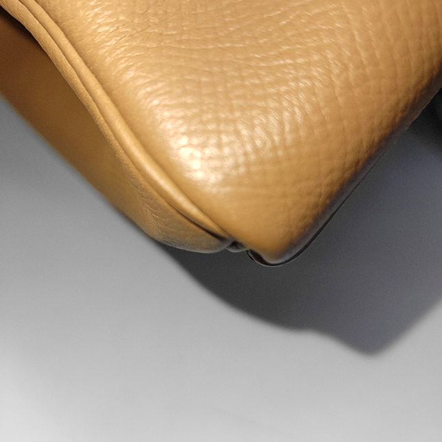 Hermes Kelly 32 Sesame Epsom Retourne Gold Hardware 1993