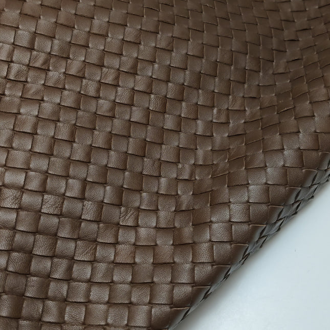 Bottega Veneta Maxi Convertible Tote Dark Chocolate Brown Leather 50cm