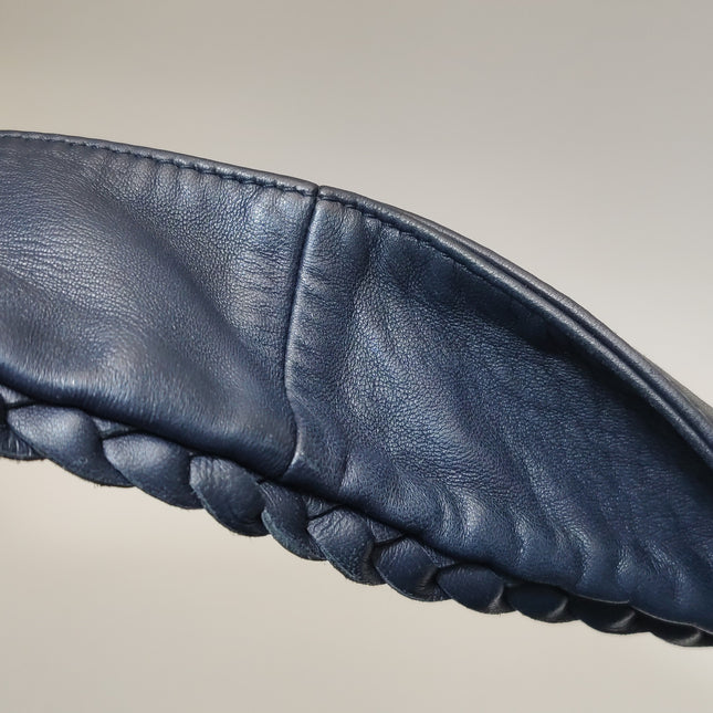 Bottega Veneta Veneta Hobo Midnight Navy Leather Bag Maxi 50cm