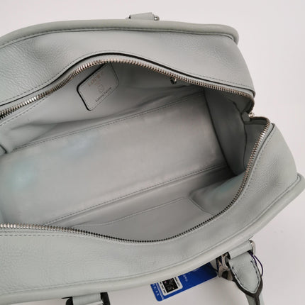 Loewe Amazona 29 Blue Leather Elephant Lock Silver-tone Hardware