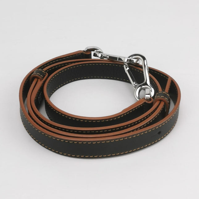 Loewe Puzzle Small Tricolor Black Grey Calfskin Leather Braided Handle Crossbody Bag