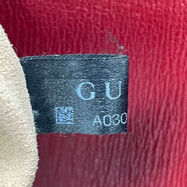 Sold Gucci 1955 Horsebit Leather Shoulder Bag Red Small