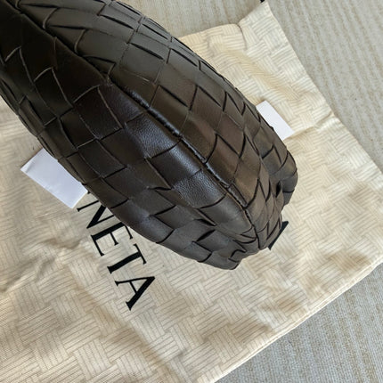 Bottega Veneta Jodie Mini Dark Chocolate Brown Leather