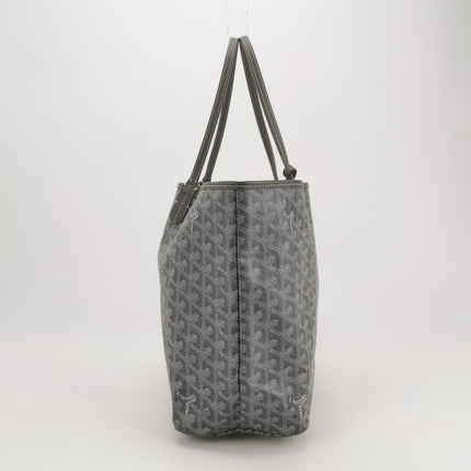 Goyard Saint Louis PM Tote 2018 Medium Grey Goyardine Canvas