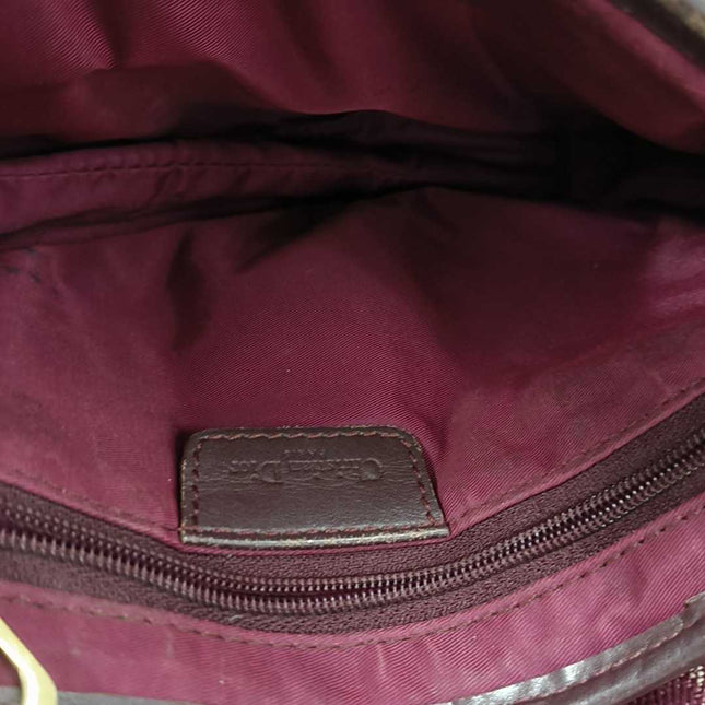 Sold Dior Saddle Vintage Red Burgundy Oblique