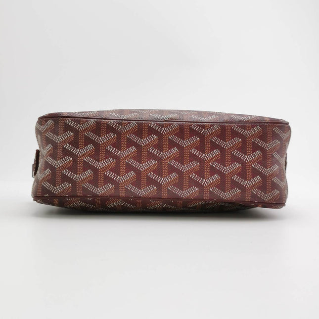 Sold Goyard Cap Vert Crossbody Goyardine Burgundy