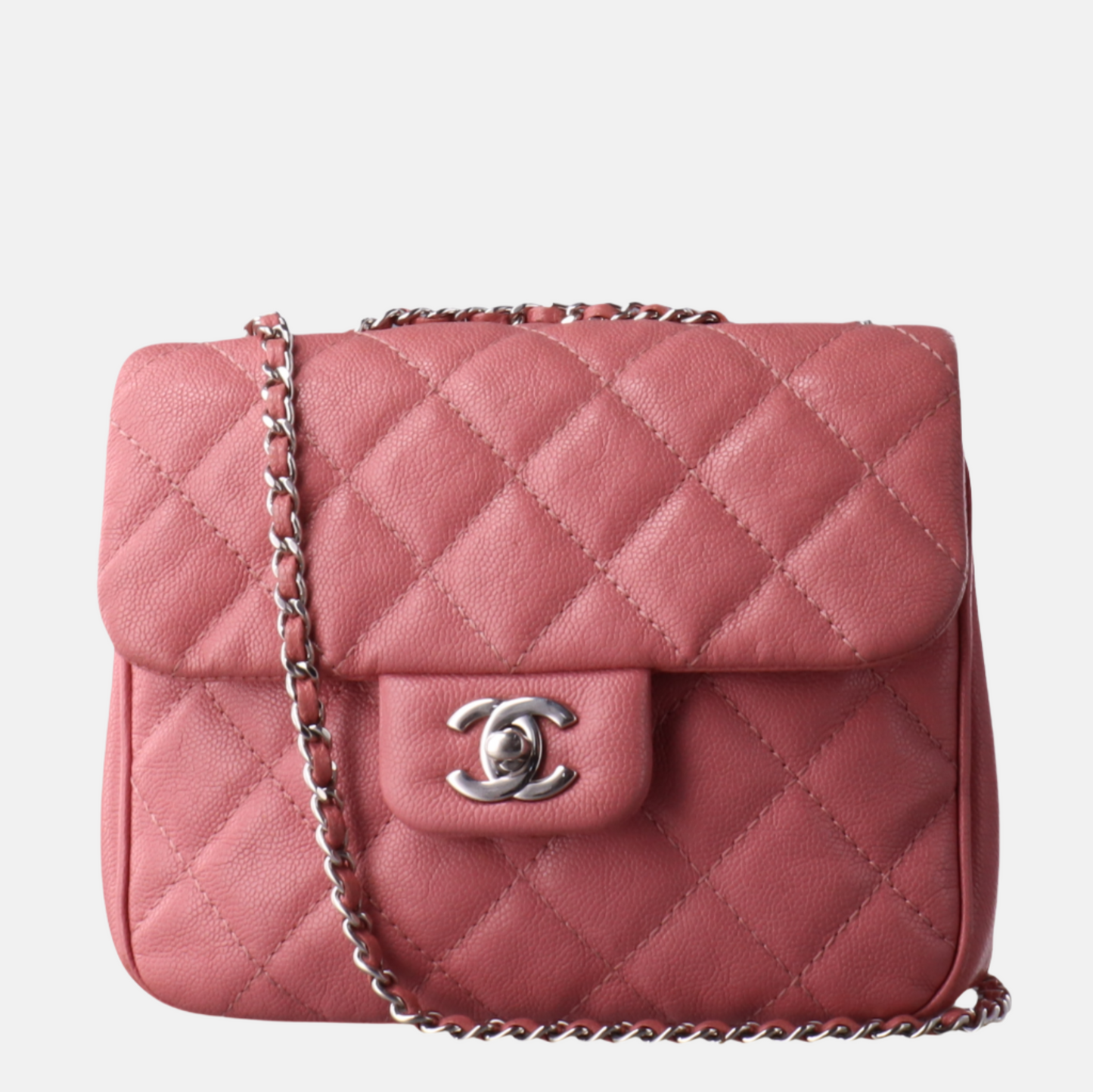 Chanel Small Urban Companion Flap Bag in Mauve Pink Caviar Leather 20 Luxbags