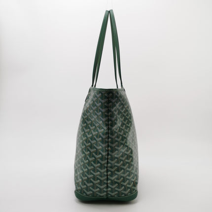Goyard Artois Tote GM Large Green With Zipper