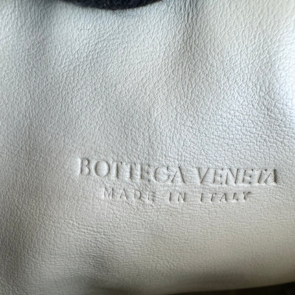 Sold Bottega Veneta Mini Wallace Leather Green Travertine & Muse Brass