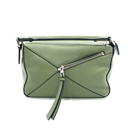 Loewe Puzzle Small Green Calfskin leather Crossbody bag
