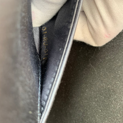 Sold Dior Saddle Mini Silk Greyish Blue with crystals