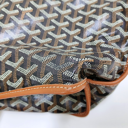 Goyard Anjou PM Medium Tote Brown Reversible Leather Lining
