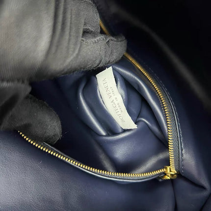 Bottega Veneta Hop Large Leather Navy Hobo Bag 55cm
