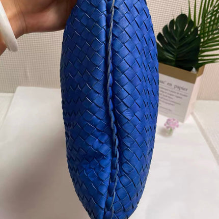 Bottega Veneta Hobo Bag Lambskin leather Royal Blue Medium 45cm