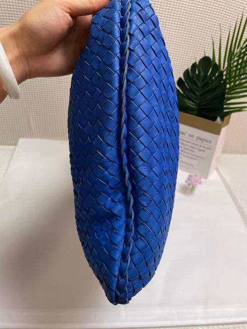 Bottega Veneta Hobo Bag Lambskin leather Royal Blue Medium 45cm
