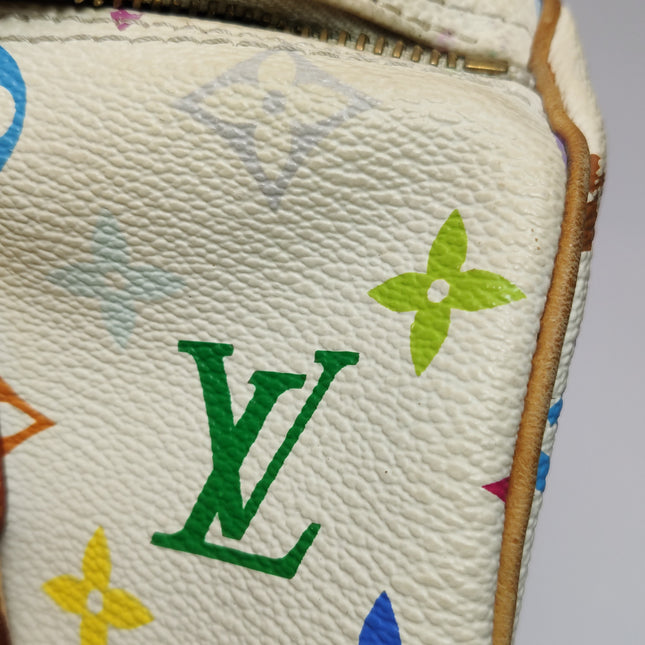 Louis Vuitton x Takashi Murakami Speedy 30 Lock White Multicolor