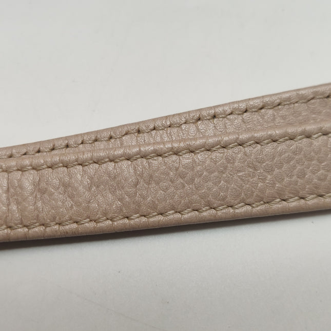 Chanel Deauville Tote Medium Pink Leather Leather Chain Straps