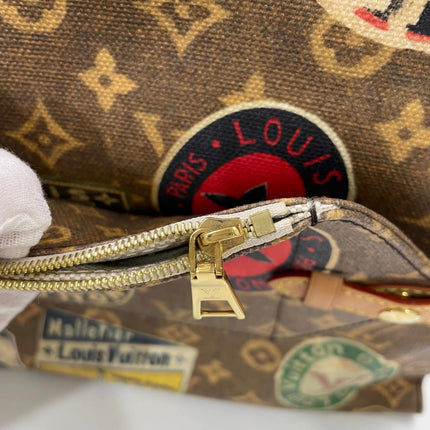 Louis Vuitton Voyage OnTheGo Large Brown Monogram Crossbody Tote Flight Mode