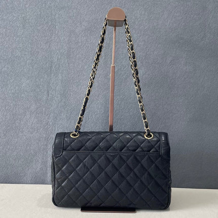 Chanel Paris Limited Medium Black Caviar Leather Gold Hardware 2015-16