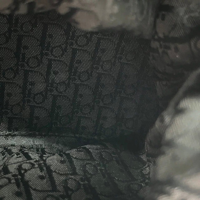 Dior Flight Medium Brown Shearling Leather with Orange Tag Shoulder Bag