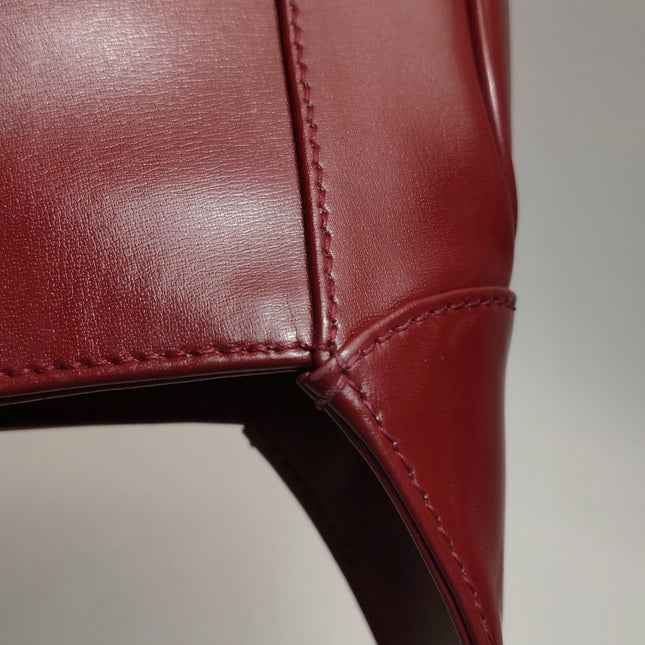 Gucci Jackie 1961 Red Burgundy Leather Bag Small Shoulder Bag