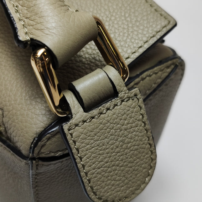 Loewe Puzzle Small Artichoke Green Calfskin leather Crossbody bag