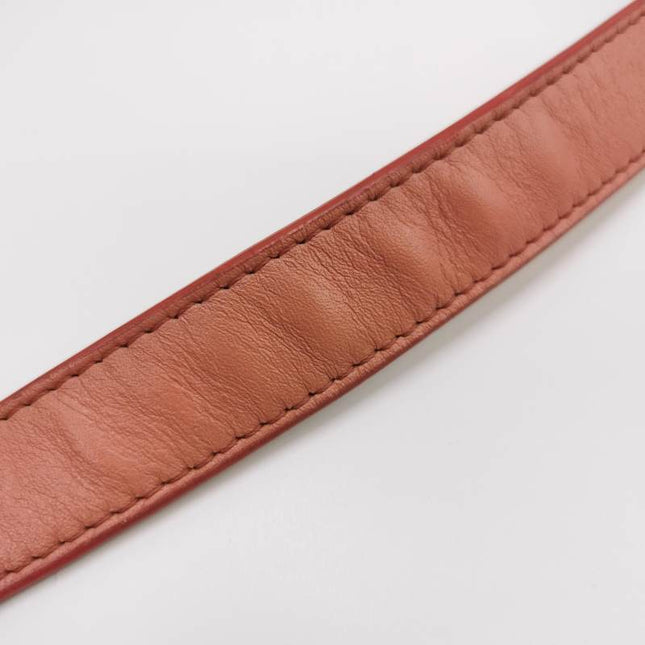 Sold Fendi Baguette Pink Leather with Gold Studded Metal Buckle