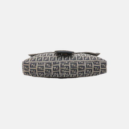 Sold Fendi Baguette Navy Zucchino Print Monogram