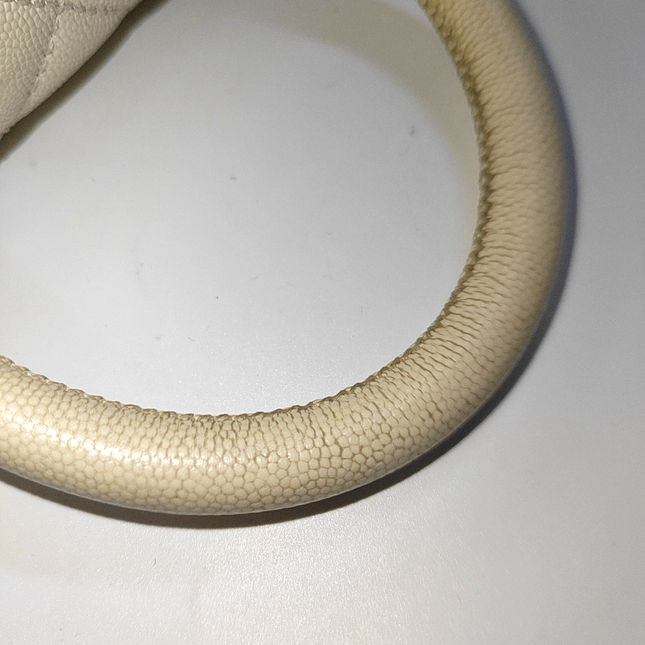 Chanel Coco Handle Small Beige Caviar Leather Gold Hardware, 2017