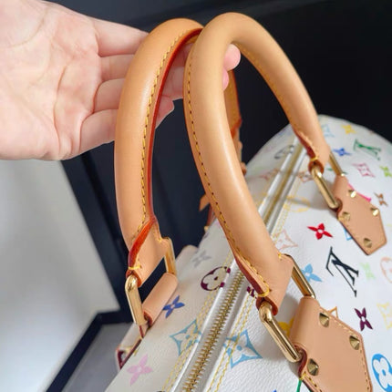 Louis Vuitton x Takashi Murakami Speedy 40 White Multicolor