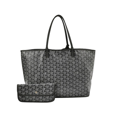 Goyard Anjou PM Medium Tote Grey Reversible leather lining