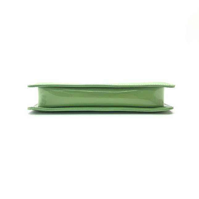 Sold Louis Vuitton Lexington Clutch Patent Leather Mint Green Medium