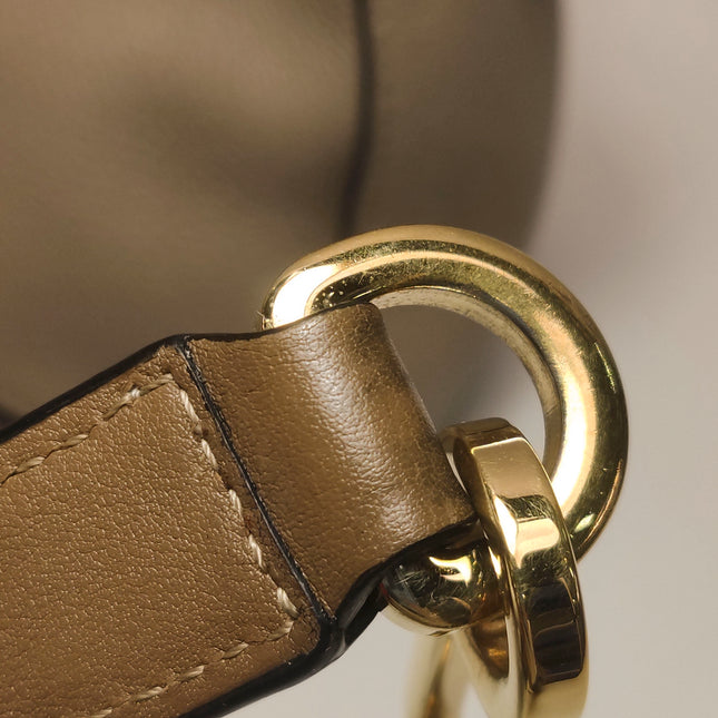 Loewe Puzzle Small Sand Beige Brown Strap Crossbody Bag