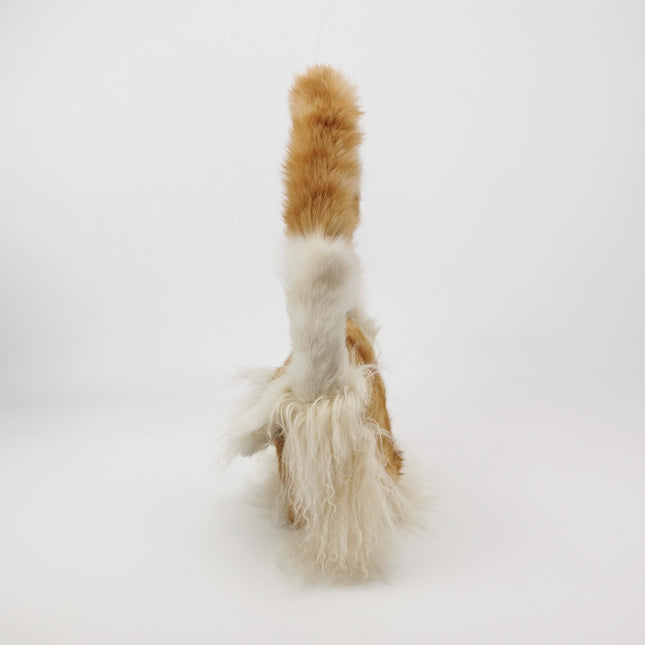 Fendi Multicolor Brown Fur FF Logo Flap Shoulder Bag