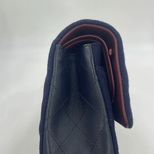 Chanel Medium Classic Double Flap Bag Métiers d'Art Paris-Hamburg 2018 Wool Nautical Charms