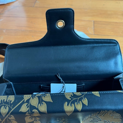 LANVIN Rateau Pencil Cat leather shoulder bag