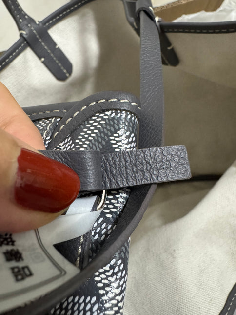 Goyard Saint Louis Tote PM Medium Grey French Bulldog