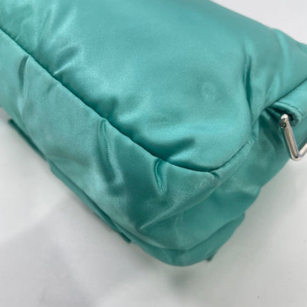 Fendi Baguette Cargo Multipocket Tiffany Blue Nylon 3-way Bag