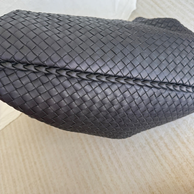 Bottega Veneta Veneta Hobo Midnight Navy Leather Bag Maxi 50cm