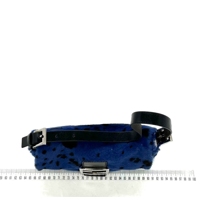 Sold Fendi Baguette Pony hair in leopard print Blue