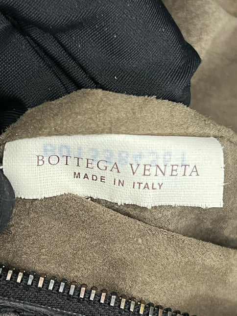 Bottega Veneta Veneta Hobo Maxi Black Leather and Velvet 52cm