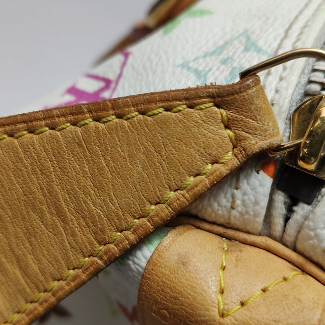 Louis Vuitton x Takashi Murakami Speedy 30 Lock White Multicolor