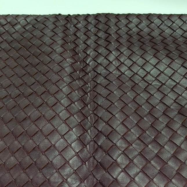 Bottega Veneta Veneta Hobo Maxi Purple Intrecciato Leather Bag 51cm